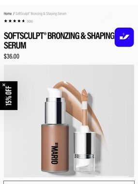 New Makeup by Mario Softsculpt Bronzing and Shaping Serum (Bronzer) in Light
